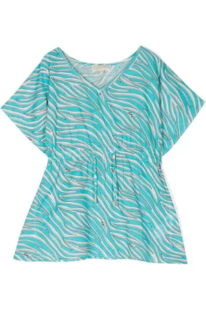 Michael Kors Girls Tunics - Graphic-stripe print tunic top