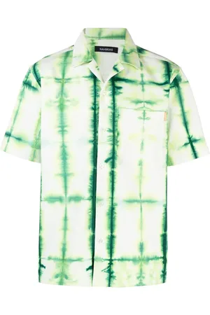 Nahmias Tie-dye print short-sleeve shirt