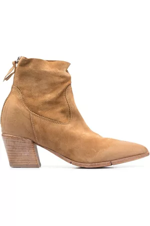 Moma Women Boots - 70mm suede pointed-toe boots