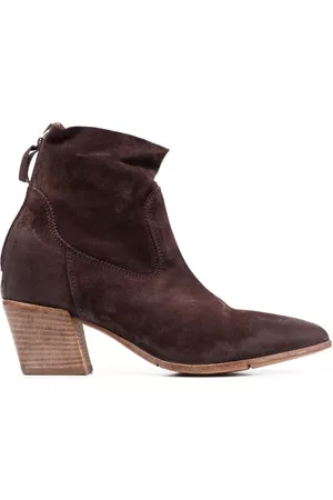 Moma Women Boots - 70mm pointed-toe suede boots