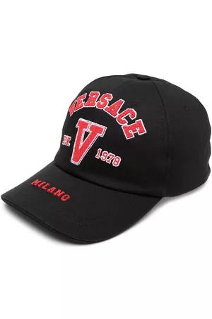 VERSACE Logo-embroidered cap