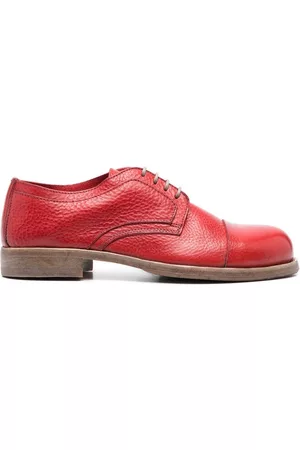 Moma Women Brogues - Pebbled leather brogues