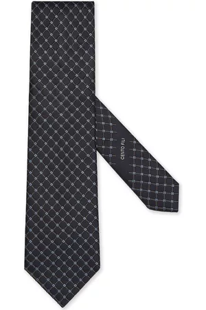 Zegna Men Bow Ties - Patterned jacquard tie