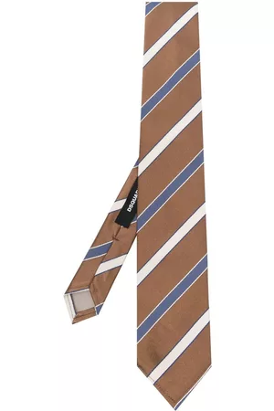 Dsquared2 Striped cotton-silk tie