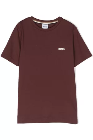 BOSS Kidswear Short Sleeve - Logo-embossed T-shirt