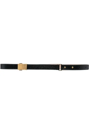 Thom Browne Engraved logo belt