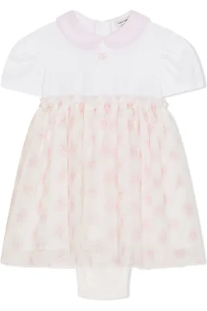 Dolce & Gabbana DG-logo tulle dress