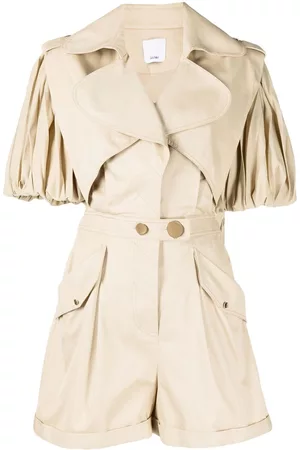 Acler Women Playsuits - Idaho puff-sleeve playsuit