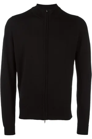 JOHN SMEDLEY High neck zipped cardigan