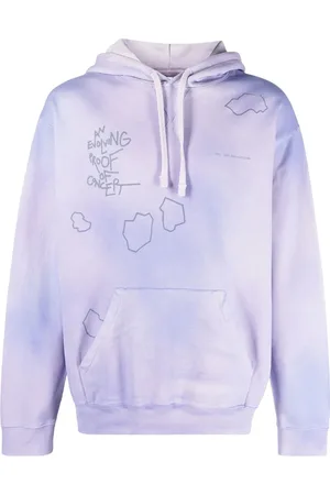 Objects IV Life Graphic-print faded hoodie