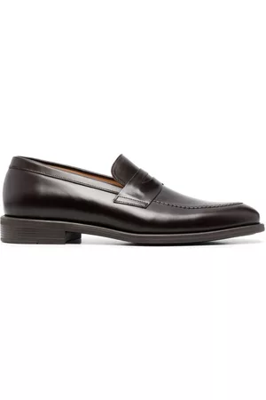 Paul Smith Pointed-toe leather loafers