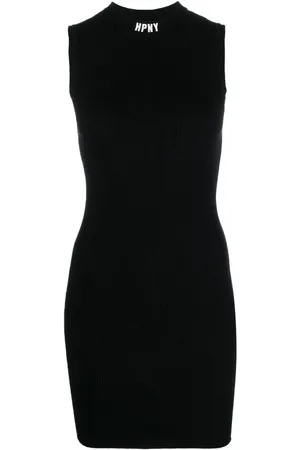 Heron Preston Fine ribbed mini bodycon dress