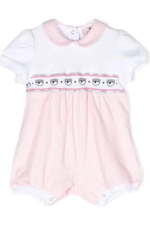 Chiara Ferragni Two-tone shortsleeved romper