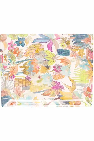Etro Foliage-print ceramic tray
