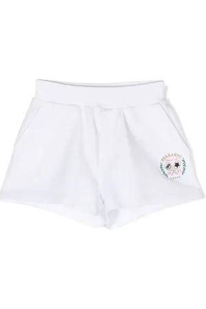 Chiara Ferragni Embroidered-logo tennis shorts