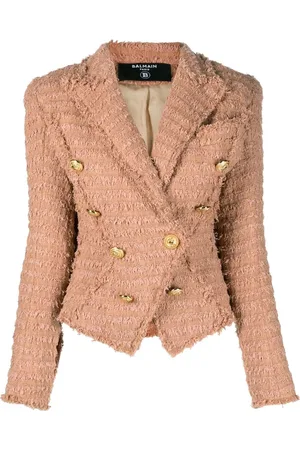 Balmain Double-breasted tweed jacket