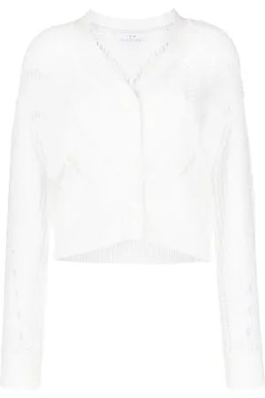 IRO Open-knit cotton-wool blend cardigan