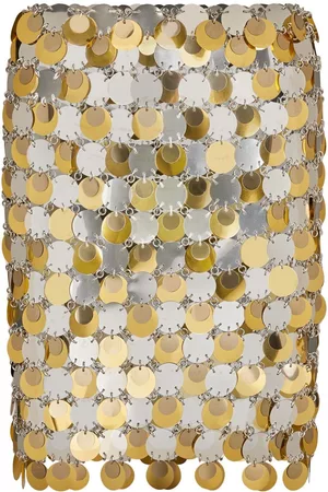 Paco rabanne Mirror disc mini skirt