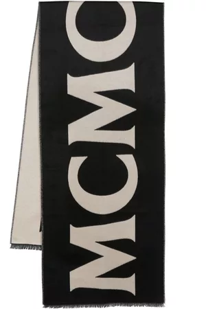 MCM Logo-print silk scarf