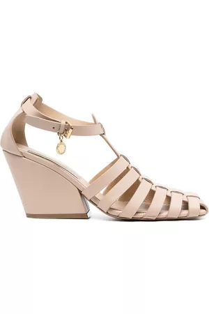 Stella McCartney Cowboy 90mm T-Bar Heeled Sandals