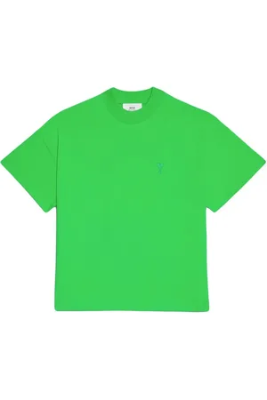Ami Organic-cotton drop-shoulder T-shirt
