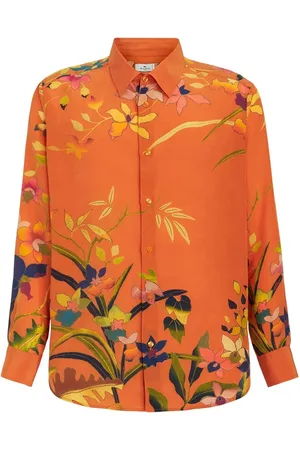 Etro Floral-print silk shirt