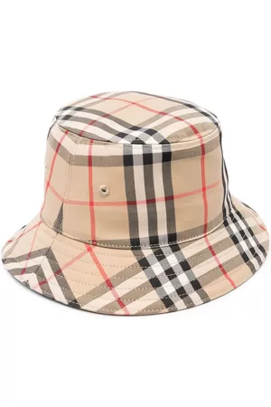 Burberry Hats - Vintage check print cotton bucket hat
