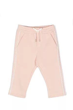 Chloé Crochet-trim track pants