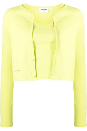 Chocoolate Double-layer cardigan top