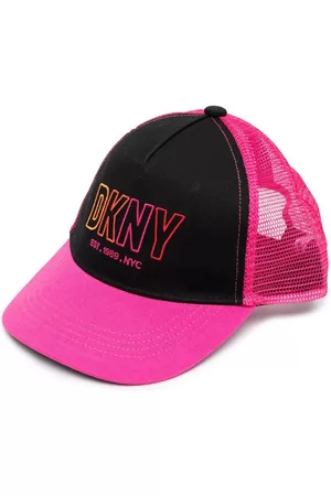 DKNY Girls Caps - Embroidered-logo baseball cap