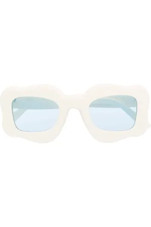 BONSAI Oversized curved-frame sunglasses