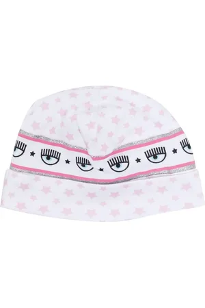 Chiara Ferragni Mix-print beanie hat