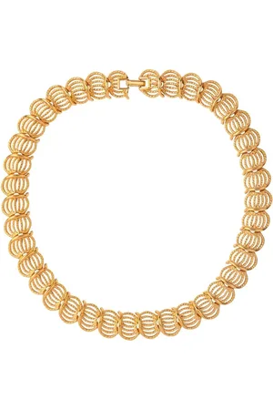 Susan Caplan 1980s Napier filigree links necklace