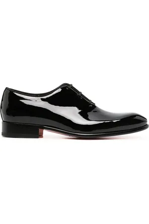 santoni Patent leather oxford shoes