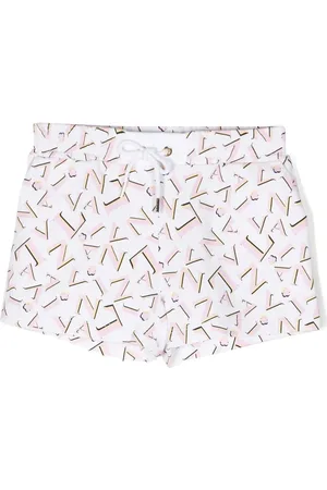 Lanvin Logo-print drawstring shorts
