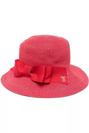 MONNALISA Bow-detail woven hat