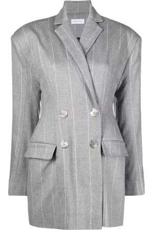 Ioana Ciolacu Pinstripe double-breasted blazer