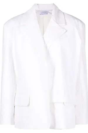 Ioana Ciolacu Deconstructed double-breasted blazer