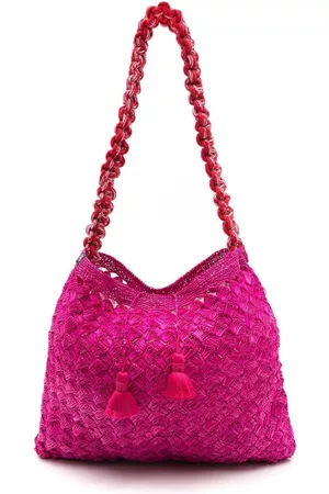Nannacay Sophie straw shoulder bag