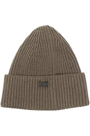 Michael Kors Fisherman ribbed-knit beanie hat
