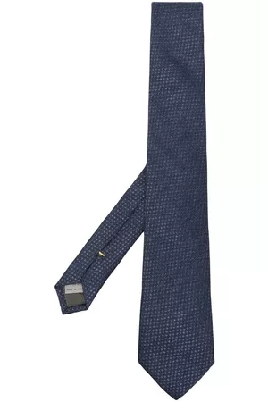 CANALI Textured pointed-tip tie