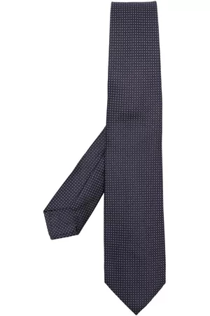 BARBA Patterned-jacquard silk tie