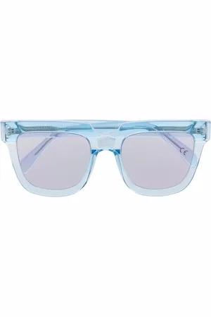 Retrosuperfuture Transparent-effect oversize-frame sunglasses
