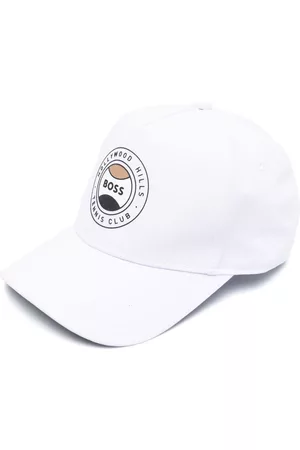 HUGO BOSS Boys Caps - Logo-embroidered baseball cap