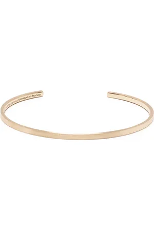 Le Gramme 18kt yellow 7g brushed ribbon bracelet