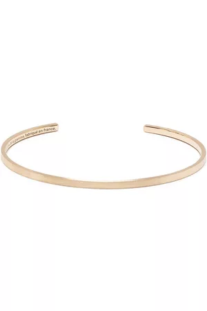 Le Gramme 18kt yellow 7g brushed ribbon bracelet