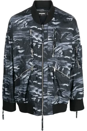Dsquared2 Graphic-print bomber jacket