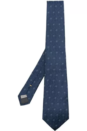 CANALI Men Bow Ties - All-over floral-print tie