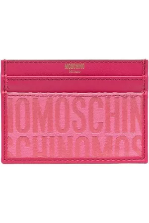 Moschino Men Wallets - Logo-print leather cardholder