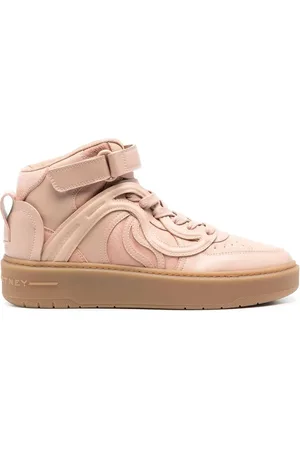 Stella McCartney Logo patch faux leather sneakers